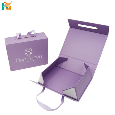 Custom Large Luxury Handbag Gift Packaging Boxes Book Shape Hand Bag Packaging Box with Custom Logo for Handbags Purses