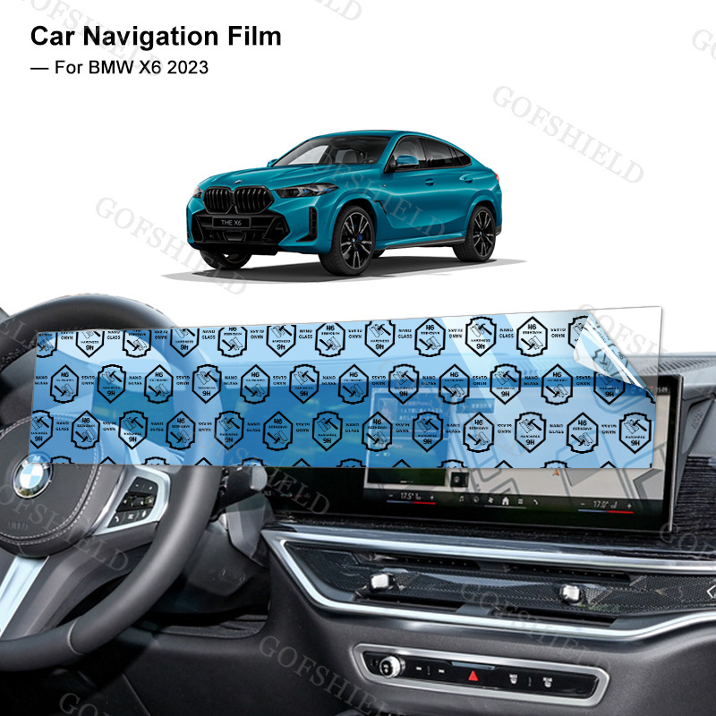 Best Seller Car Parts HD Clear GPS Screen Protector Navigation High Definition 9H Anti Shock Protection Film For Car DVD Player