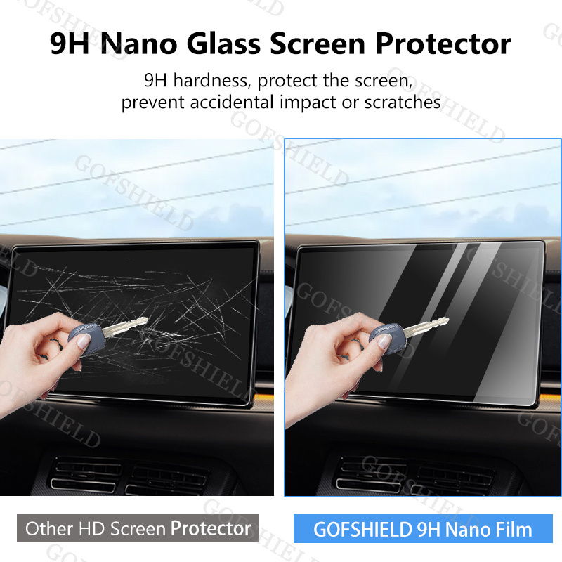 For Car interior Navigation Screen Protective Film HD Definition Anti Blue Light Screen Protector Anti Shock Film For BYD Han EV