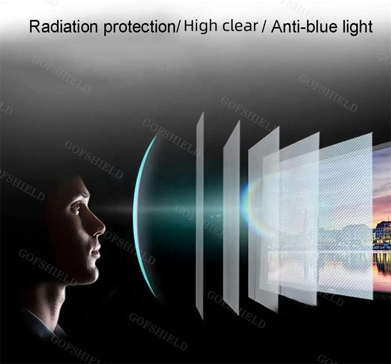 Anti Blue Light Film High Transparency Screen Guard For TV 50 Inch Eye Protection Protective Screen Protector For Widescreen LCD