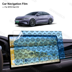 For Car interior Navigation Screen Protective Film HD Definition Anti Blue Light Screen Protector Anti Shock Film For BYD Han EV