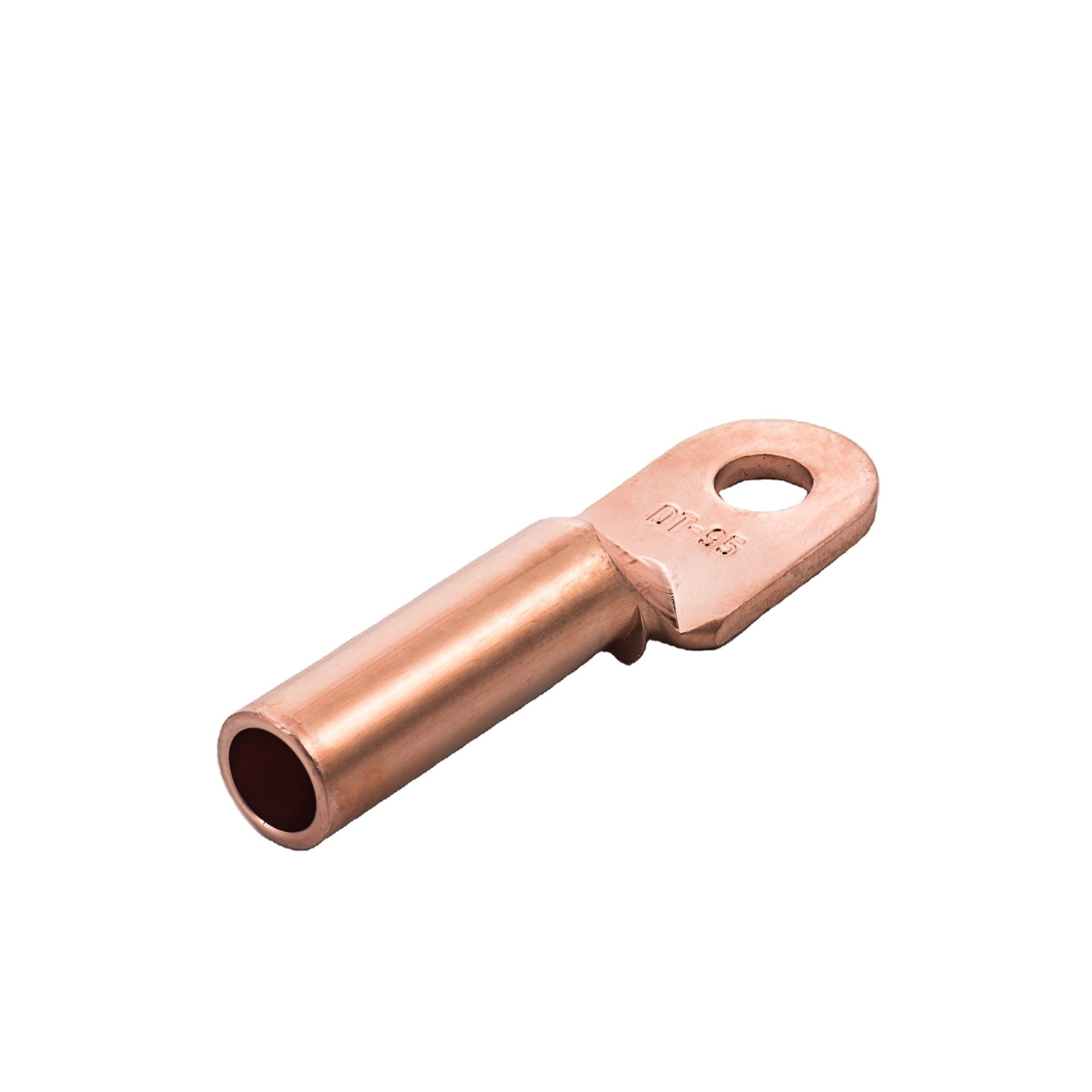 High Conductivity Power Cable Lug Cover End Copper Battery Container Lugs Copper Cable Terminal Ends