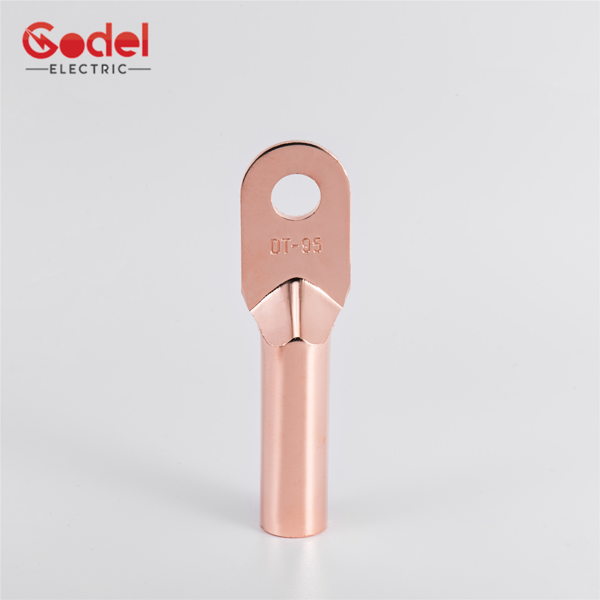 High Conductivity Power Cable Lug Cover End Copper Battery Container Lugs Copper Cable Terminal Ends