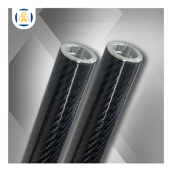 High strength carbon fiber pipe connectors