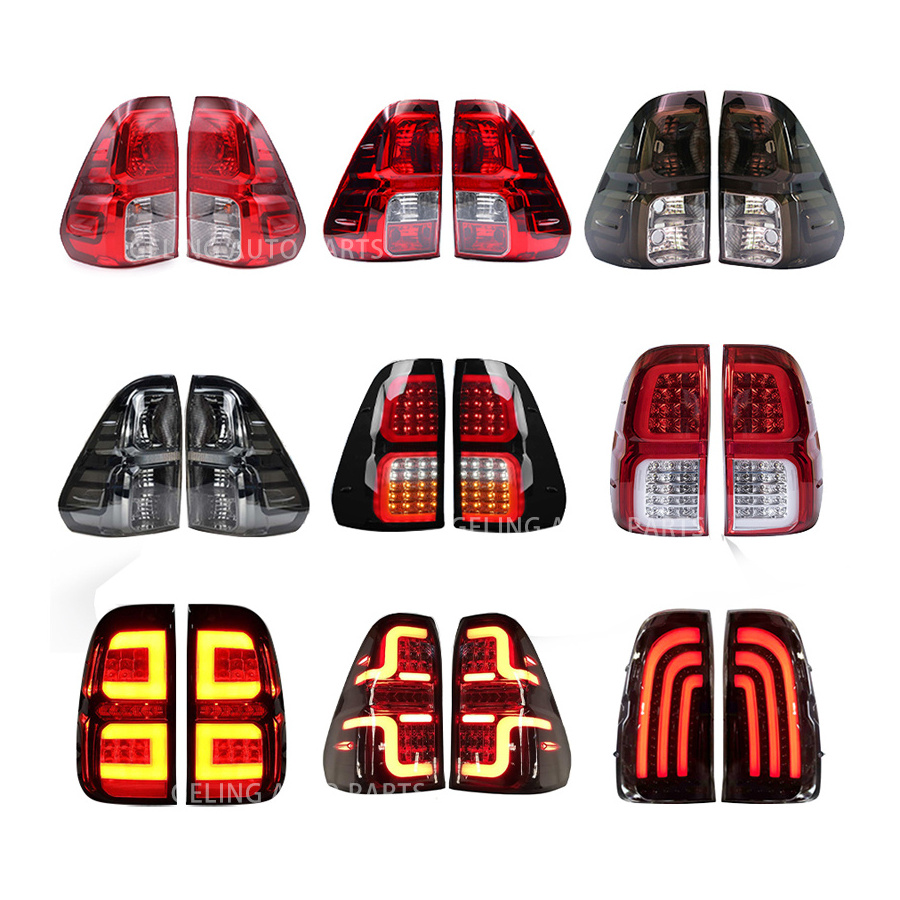 Auto accessories upgrade stop led Tail Lamp Rear Light taillight For Toyota Hilux Revo rocco vigo 2015 2016 2017 2018 2020