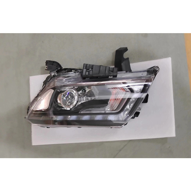 GELING BLACK LED Headlight Replacement DRL Dual Projector Facelift head lamp For NISSAN Navara NP300 2015 - 2020