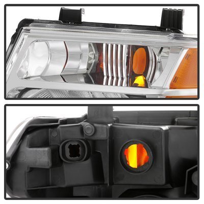 GELING crystal headlight amber Halogen front head lamp lights for nissan navara np300 Pathfinder 2005-2007 D40 frontier 2008