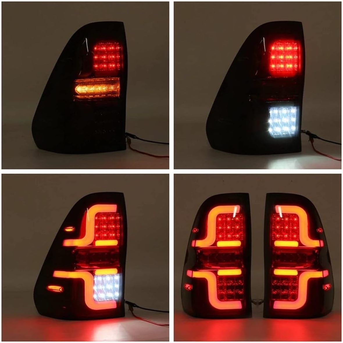 Auto accessories upgrade stop led Tail Lamp Rear Light taillight For Toyota Hilux Revo rocco vigo 2015 2016 2017 2018 2020