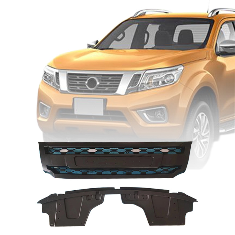 GELING CAR ACCESSERIES NP300 BLACK GRILLE with drl FOR  Nissan Navara NP300 2015