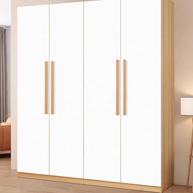 Modern Simple Style Storage Wardrobe Bedroom Solid Wood Furniture Clothes Quilt Storage Wardrobe Clothes Organizer