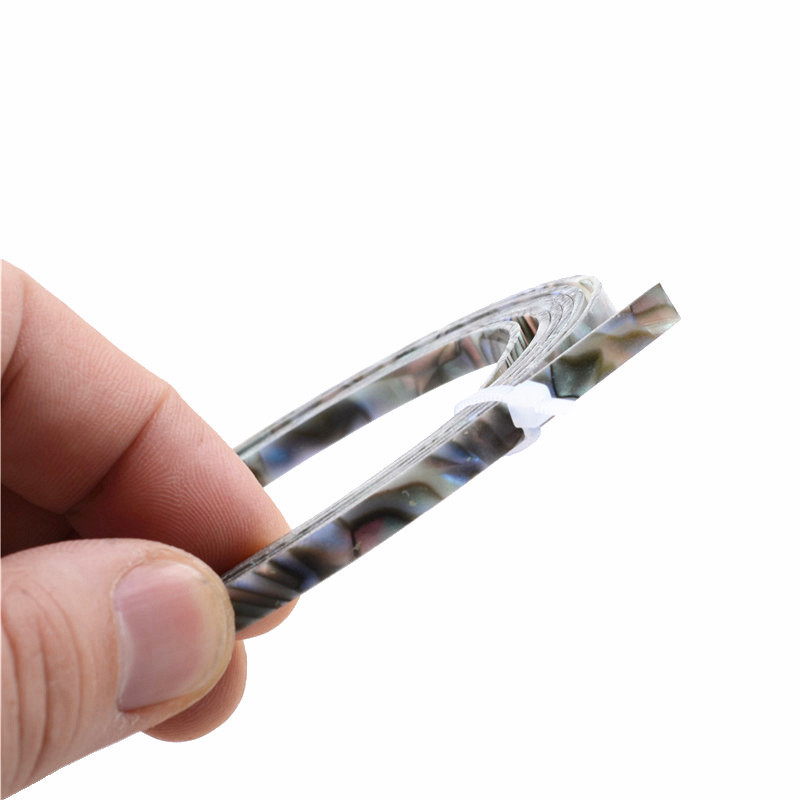 Abalone Pearl Cool Guitar Parts Celluloid Guitar Binding Body project Purfling Strip 1650x 6 x1.5mm