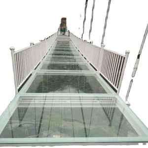 Safety floor glass wholesale cheap pvb clear Tempered laminated glass price of glass floor