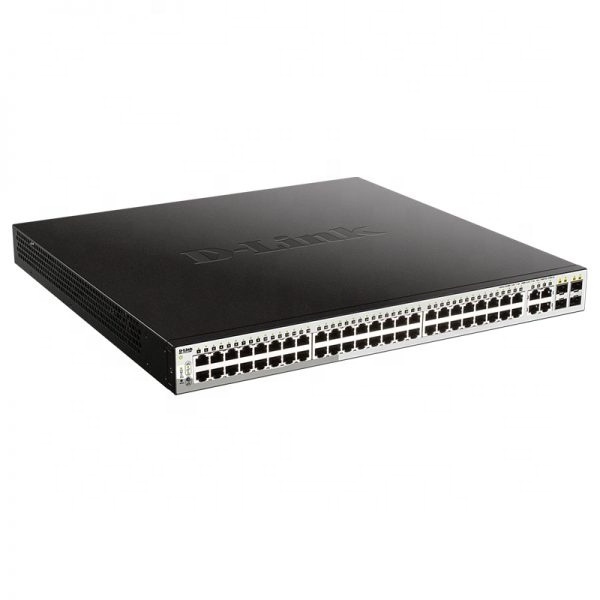 DGS-1210-52 48-Port PoE Gigabit Smart Managed Network Ethernet Switch DGS-1210-52