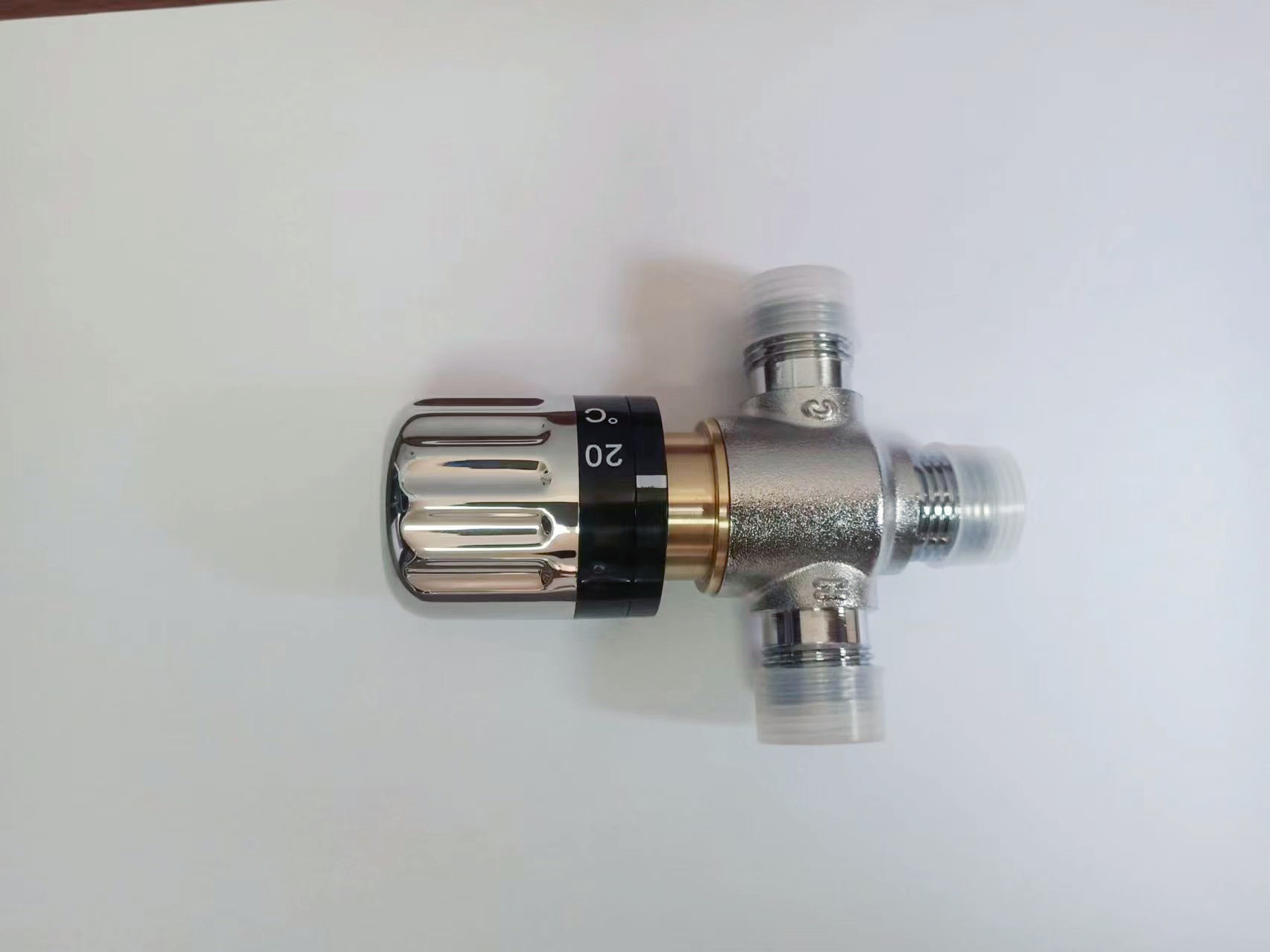 Brass Valve Nickel Plated DN20 Solar Water Heater Thermostatic Mixing Valve