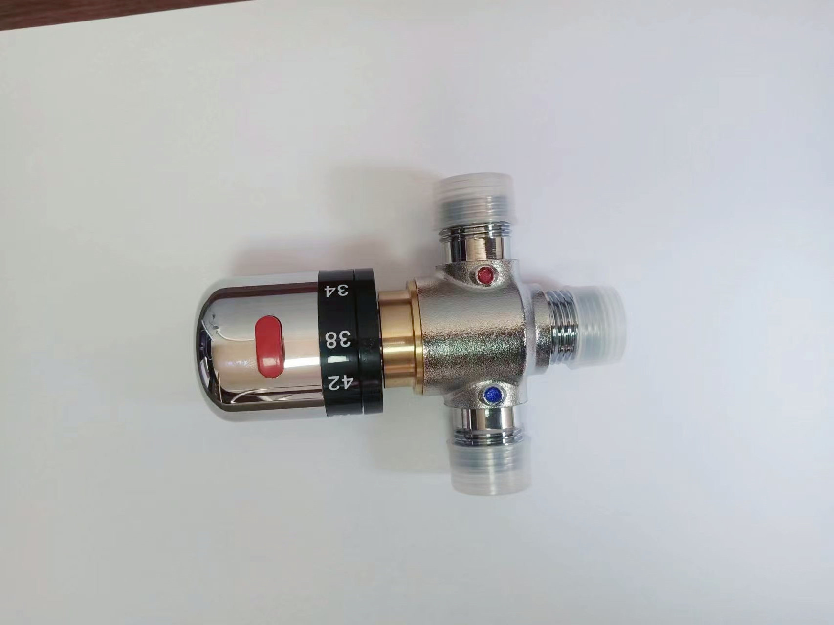 Brass Valve Nickel Plated DN20 Solar Water Heater Thermostatic Mixing Valve