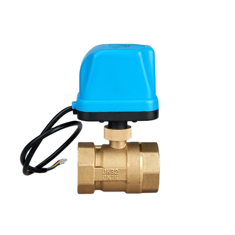 thermostatic mixing water 1/2 inch boiler thermostat  Motorized control valve electric ball valve