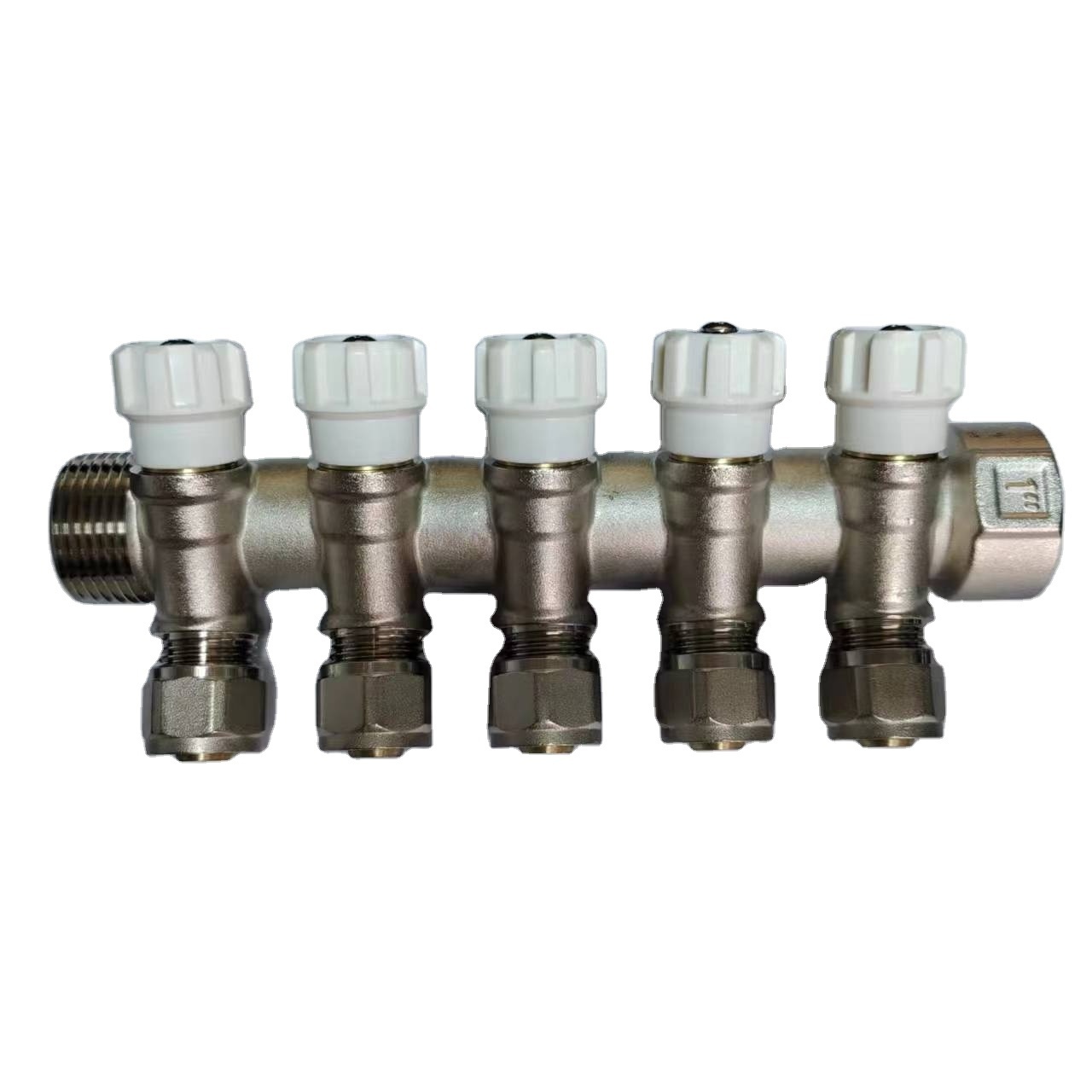 Brass Pex water underfloor heating Manifolds