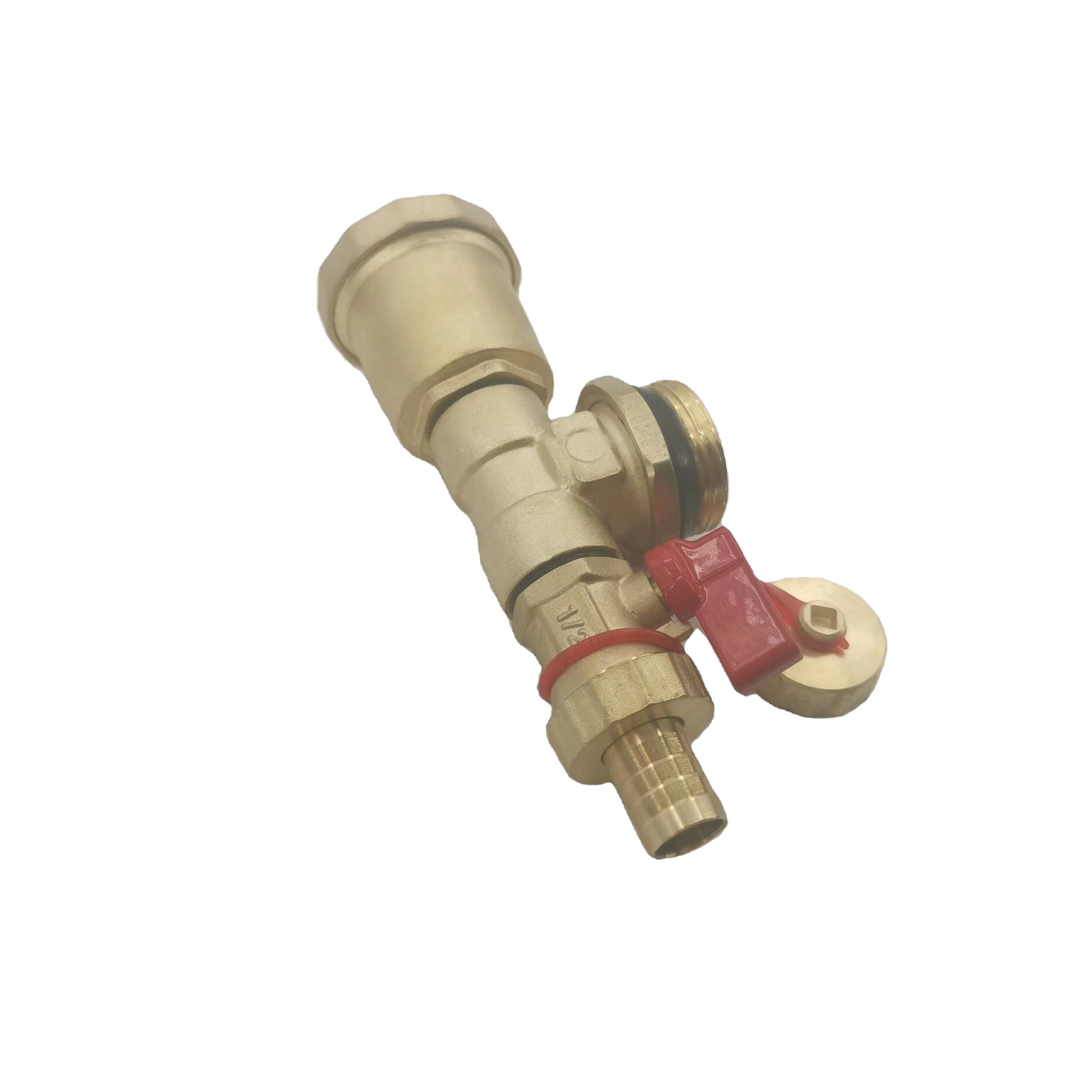 Brass Reducing Air Vent Drain Valves for heating manifold