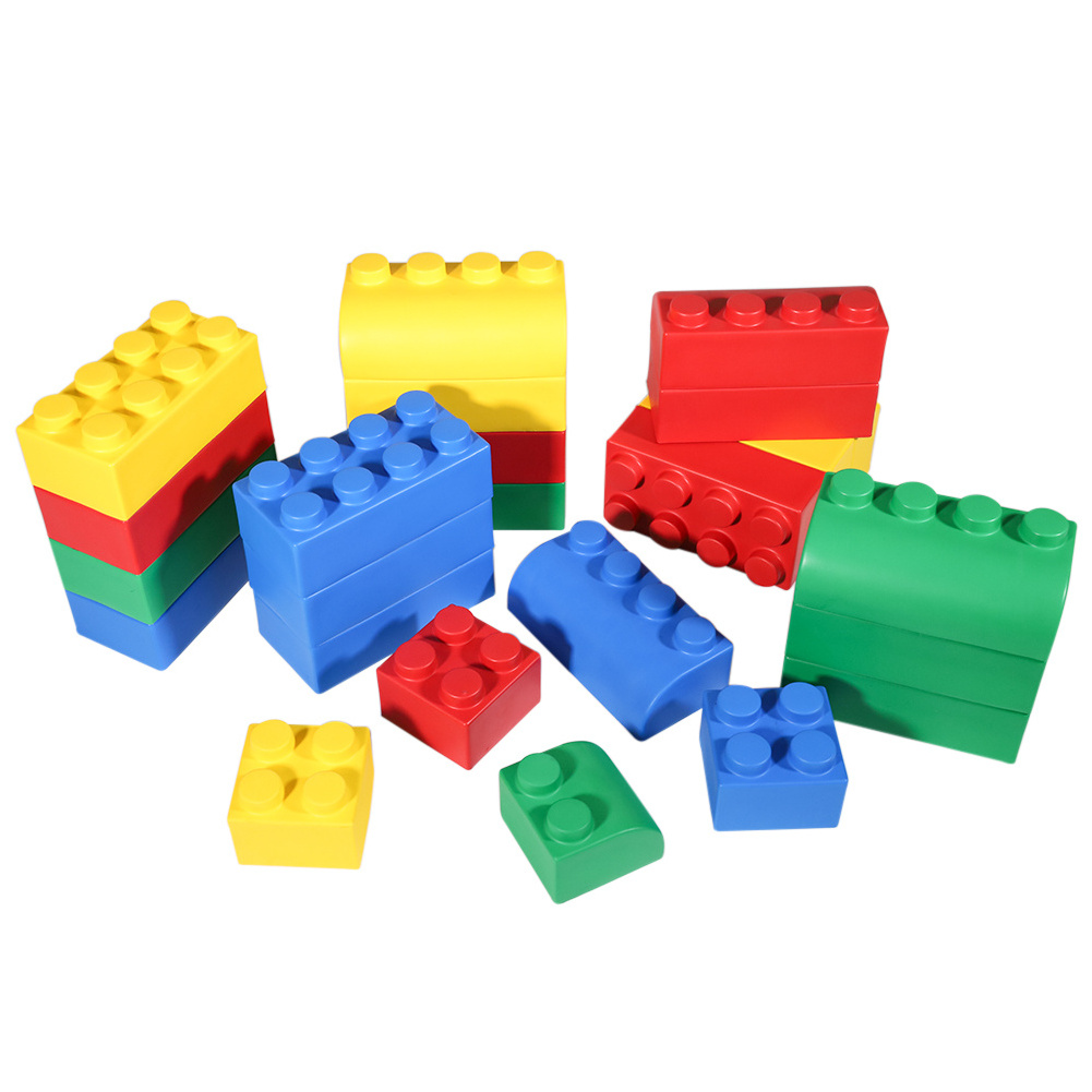 Gibbon  Colorful Building Block Set, Pu Material of Large Toy Blocks