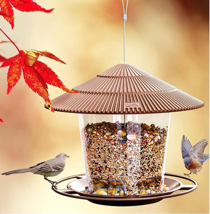 GIBBON Bird Feeders for Outside for Outside Feeders, Squirrel Proof Birds Feeder and Garden