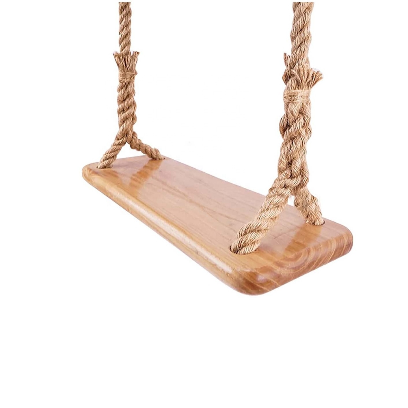 GIBBON Kids Outdoor Adjustable Hanging Wooden Swings