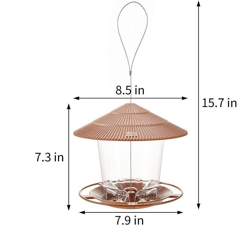 GIBBON Bird Feeders for Outside for Outside Feeders, Squirrel Proof Birds Feeder and Garden