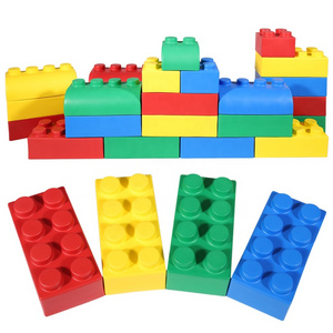 Gibbon  Colorful Building Block Set, Pu Material of Large Toy Blocks