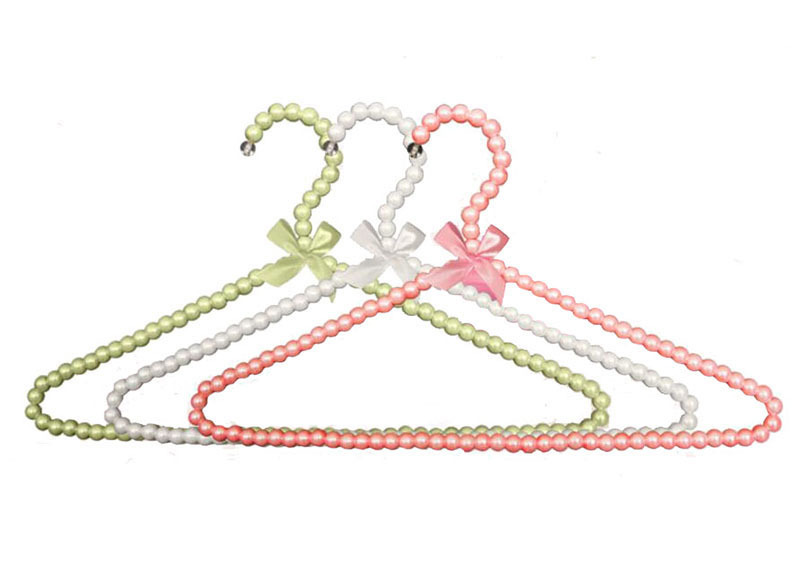 Ywbeyond 40cm adult clothes Fashion rack hangers for drying clothes coat sweater plastic Wedding dress pearl hanger