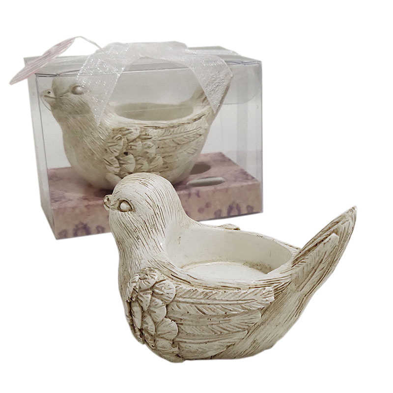 Ywbeyond Wedding Favors Songbird Tea light Candle Holder Love Bird Tealight Holder party decorations