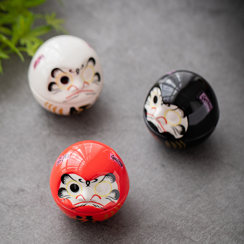 Ywbeyond zakka ceramic home daruma doll toy ornaments Japanese souvenirs Dharma tumbler charm cat roly-poly toy