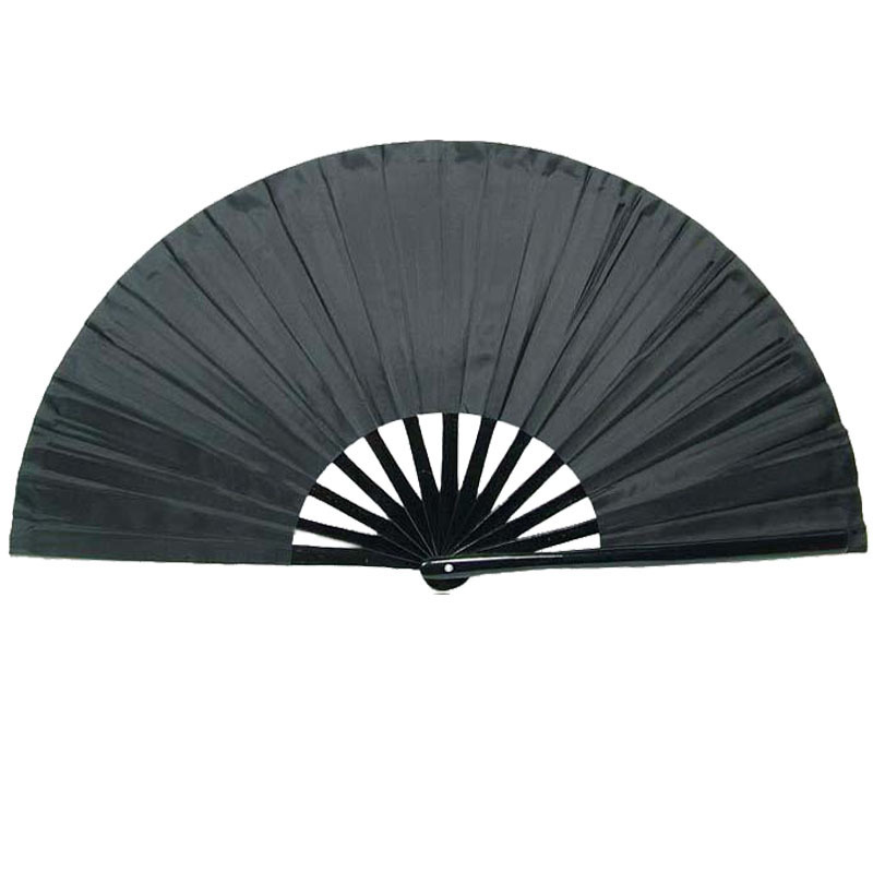 Ywbeyond 33CM Bamboo Ribs Fabric Big Hand Fan Hot sale China Traditional Bamboo Large Kung Fu Fans