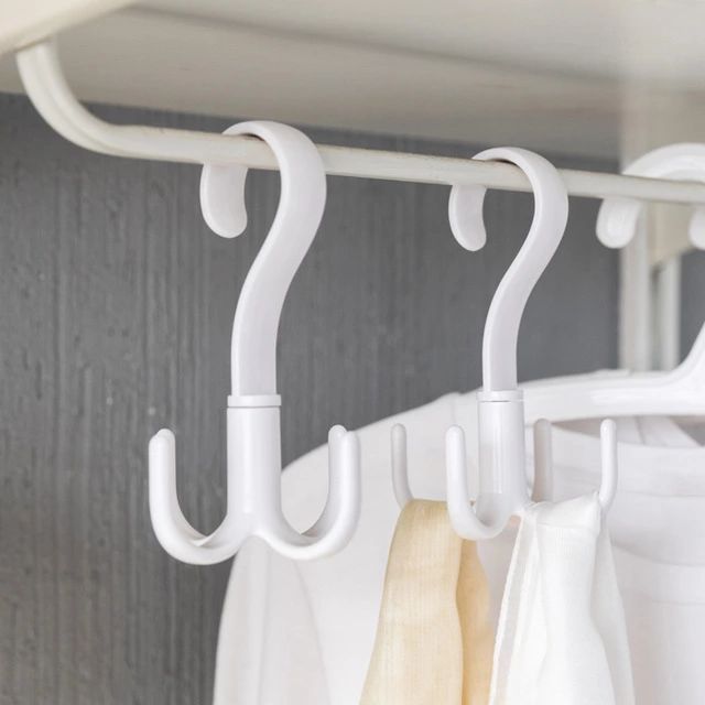 Ywbeyond Handbag Bag Holder hook Space Saving Hanger Cabinets Clothes Rack 360 Degree Rotation Shoes Belt Scarf Hanging Rack