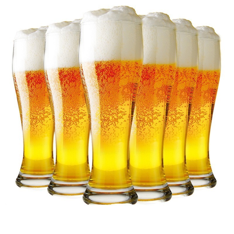 Promotion Nucleated Pilsner Glasses Beer Glassware Cup Classic Craft Beer Glass For Men Big Glass Cup