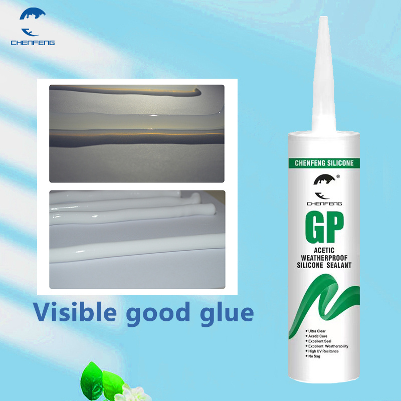 Silicone Sealant GP  Sealant Aquarium Glass Transparent Adhesive Quick drying Acetoxy Acid rtv Clear Waterproof