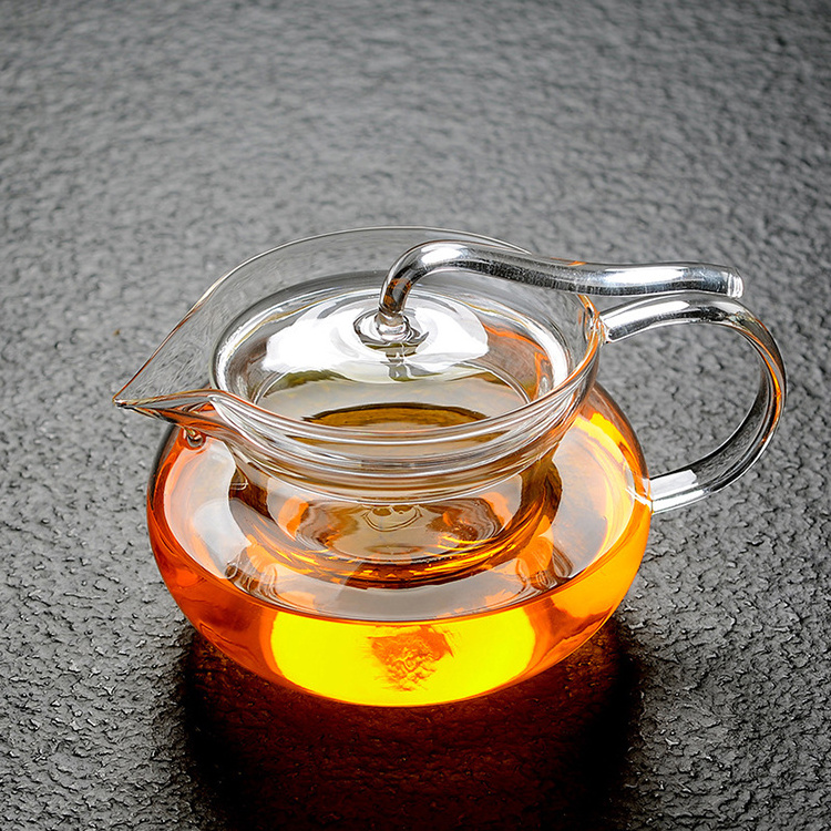 500ml Glass Teapot with Infuser Borosilicate Glass Transparent Teapot Elegant Design Teapot For Table Top Dec.