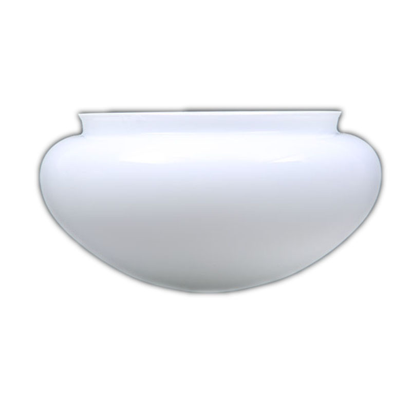 Hand Blown Milk White Opal Shiny Round Glass Mushroom Ceiling Lamp Shade Lamp Diffuser for Pendant Light Cover