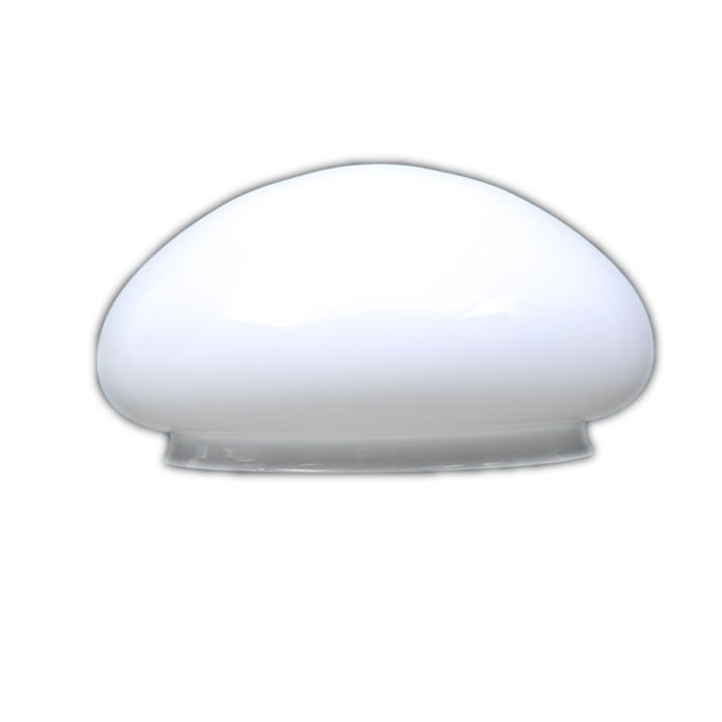 Hand Blown Milk White Opal Shiny Round Glass Mushroom Ceiling Lamp Shade Lamp Diffuser for Pendant Light Cover