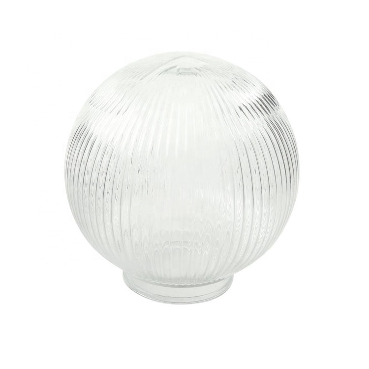 mouth blown clear round glass ball lamp cover/glass globe lighting