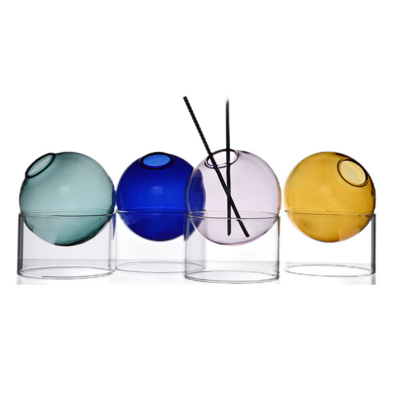 Hot Sale Diamond Reed Diffuser Premium Decorative Glass Aroma Perfume Bottle