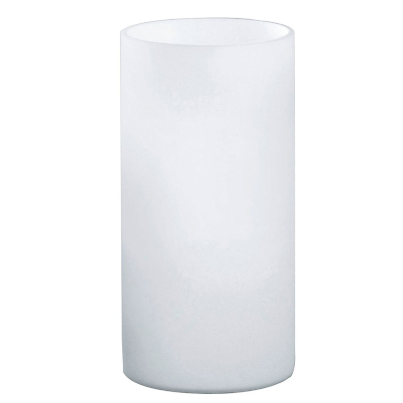 Blown Opal White Glass Cylinder Lamp Shade Tube Lighting Cover for Outdoor Wall Lamp