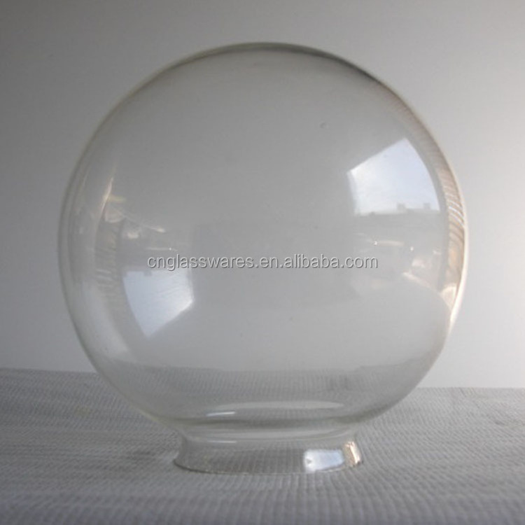 6 Inch Blown Round Clear Replacement Glass Ball Lamp Shade Globe Lighting Lamp Cover for Pendant Lighting Fixture