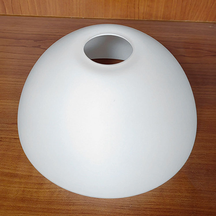 Glass frosted white handmade blown lampshade replacement lighting cover hemisphere round ceiling lamp shade