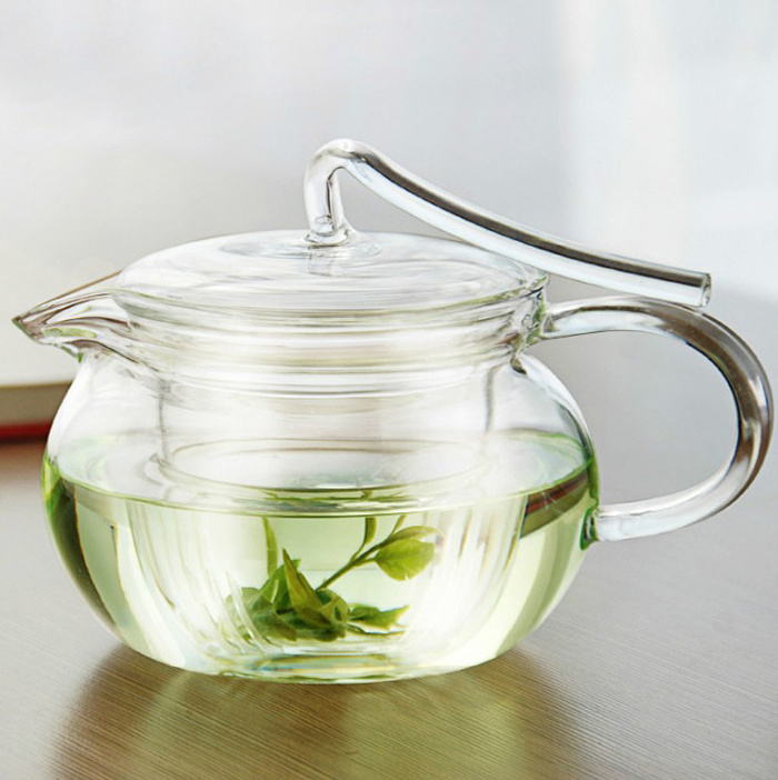 500ml Glass Teapot with Infuser Borosilicate Glass Transparent Teapot Elegant Design Teapot For Table Top Dec.