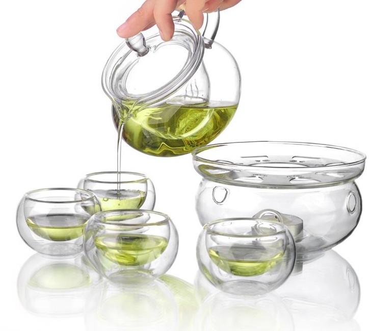 500ml Glass Teapot with Infuser Borosilicate Glass Transparent Teapot Elegant Design Teapot For Table Top Dec.