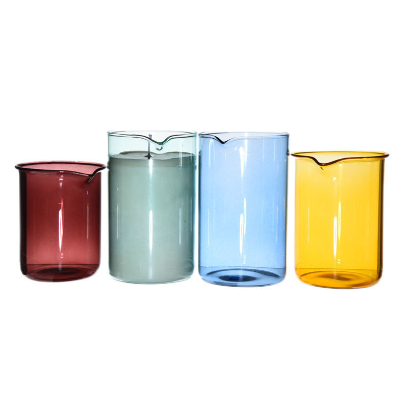 Premium Glass Candle Container Glass Candle Jar With Spout Wholesale DIY Aromatherapy