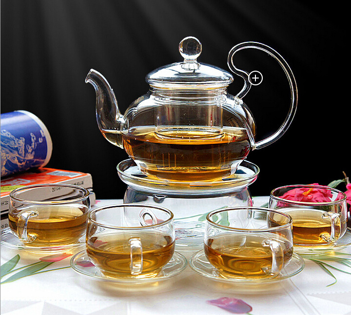 Glass Tea Kettle Teapot 600ml 800ml 1000ml Glass Teapot Glass Teapot Kettle Loose Leaf Tea Maker