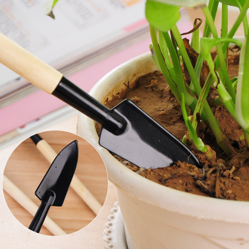 Garden tools Three-piece mini garden tools Multi-function shovel rake spade household plant soil garden spade