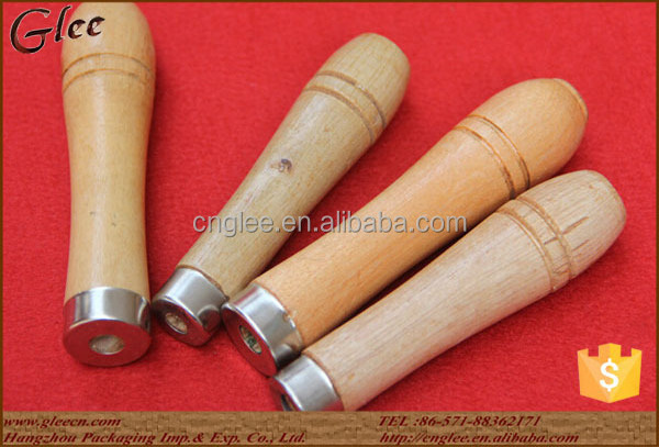 fancy wooden material wood handle for sale