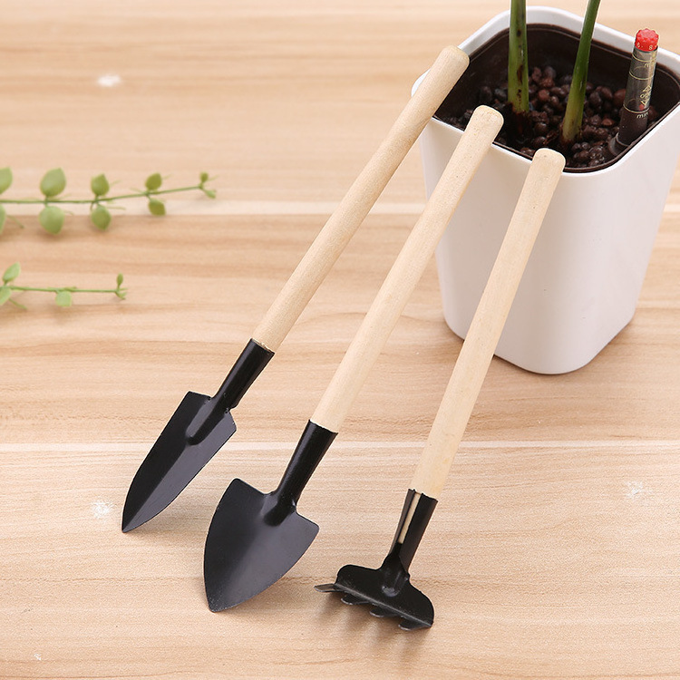 Garden tools Three-piece mini garden tools Multi-function shovel rake spade household plant soil garden spade