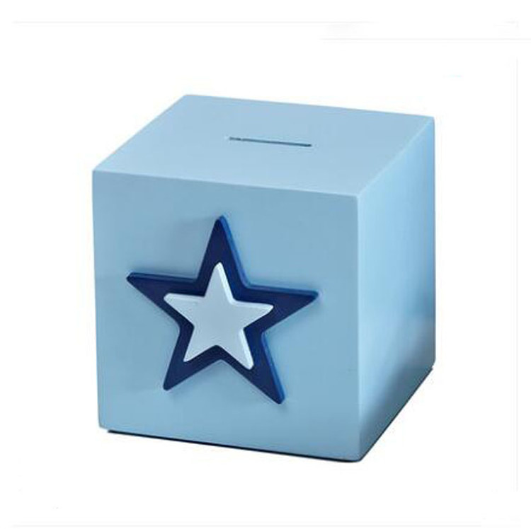 Popular hot-sale cute  wooden piggy bank money saving box